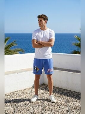 Licensed Pink Floyd The Dark Side‎ Of The Moon Sweat Shorts